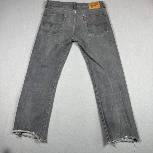 Levi's 513 Jeans Mens Size 33x32 original riveted zipper fly - Picture 5 of 8